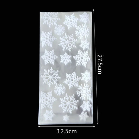 イベント・クリスマス装飾｜ギフト用 ビニール製バッグ (50枚セット)