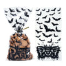 イベント・ハロウィングッズ｜クモの巣柄 セロハンギフトバッグ 50個
