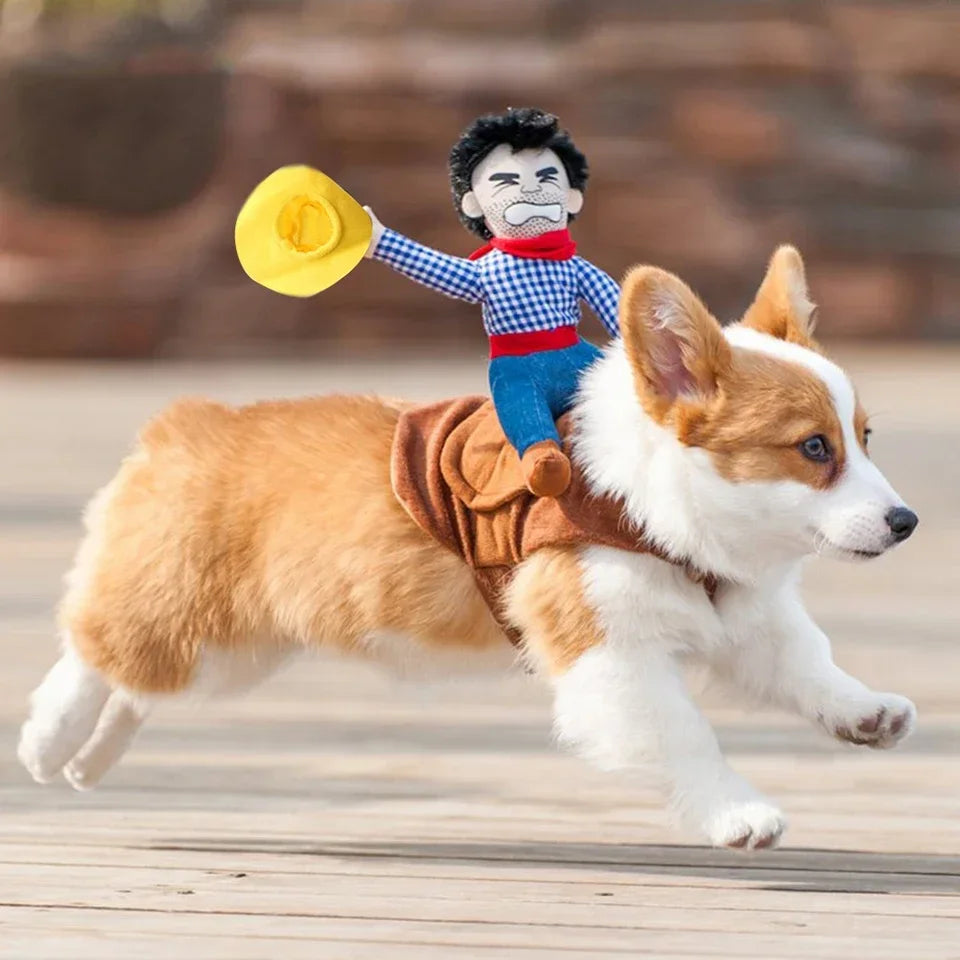 イベント・ハロウィングッズ｜犬用 カウボーイ コスプレ衣装