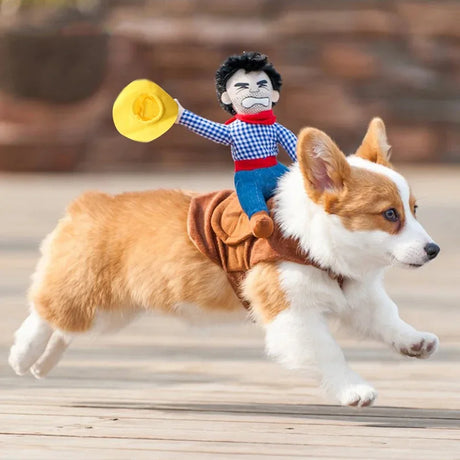 イベント・ハロウィングッズ｜犬用 カウボーイ コスプレ衣装