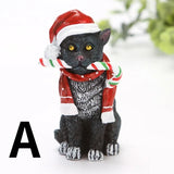 イベント・クリスマス装飾｜猫彫刻ペンダント樹脂フィギュア