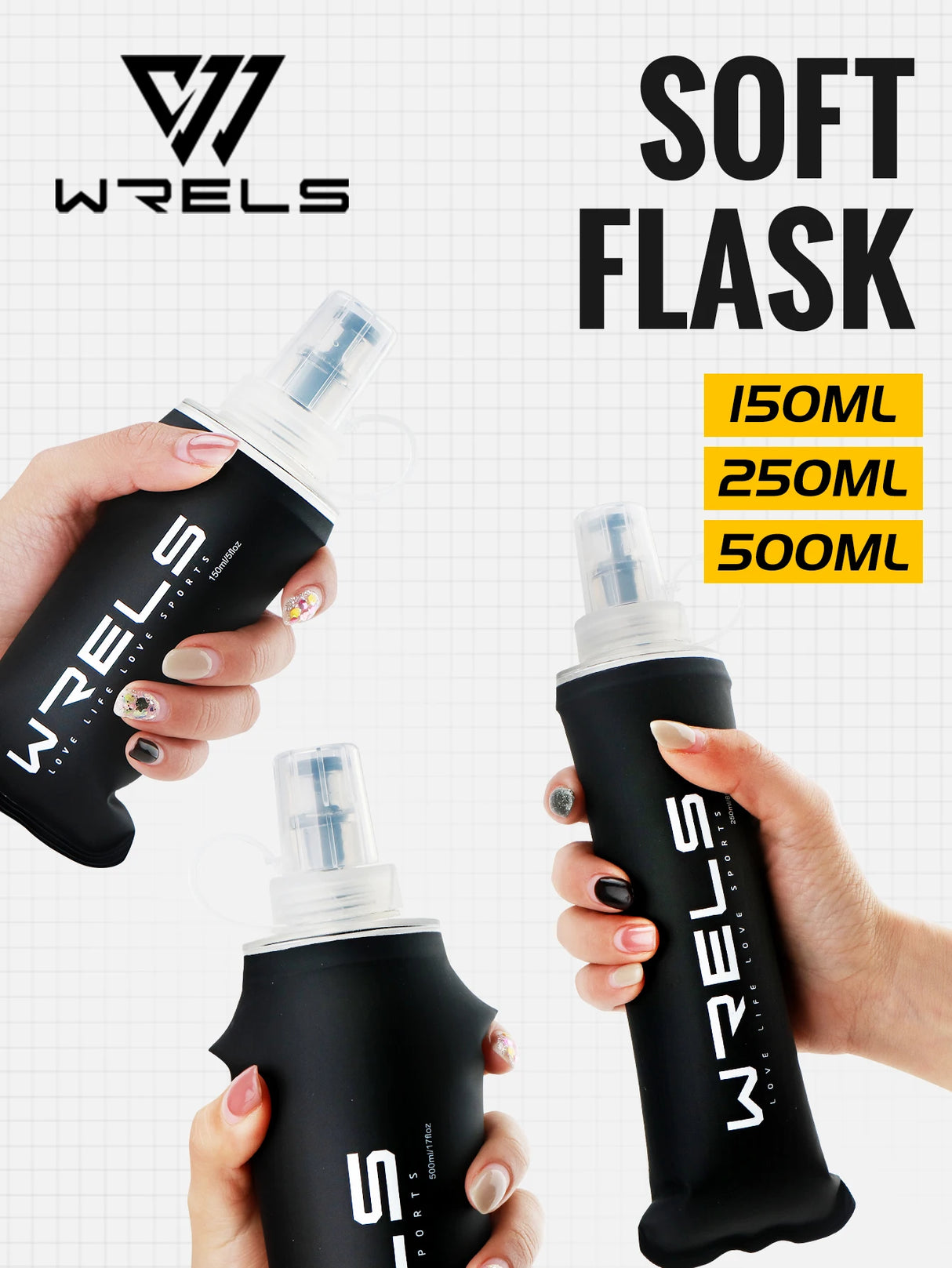 |イベント・ノベルティ用品 | 折りたためる！ドリンクボトル | 150ml/250ml/500ml