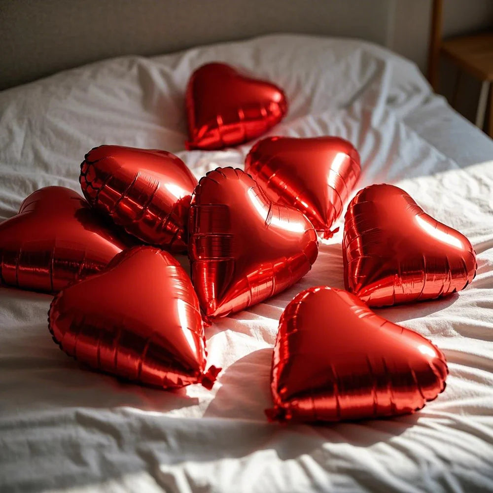 ローズゴールドハートバルーンセット