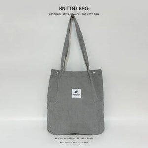 |ノベルティ用品 | コーデュロイショルダーバッグ | 31×34c