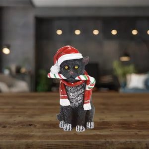イベント・クリスマス装飾｜猫彫刻ペンダント樹脂フィギュア