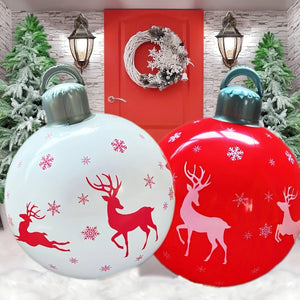 イベント・クリスマス装飾｜40cm PVCデコレーションボール