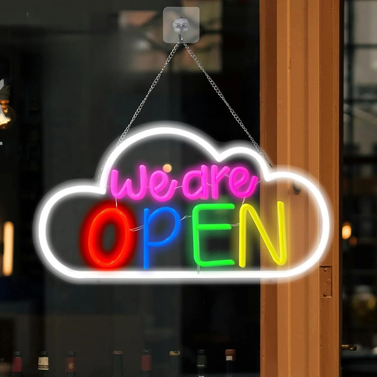 WE ARE OPEN　LEDネオンサイン