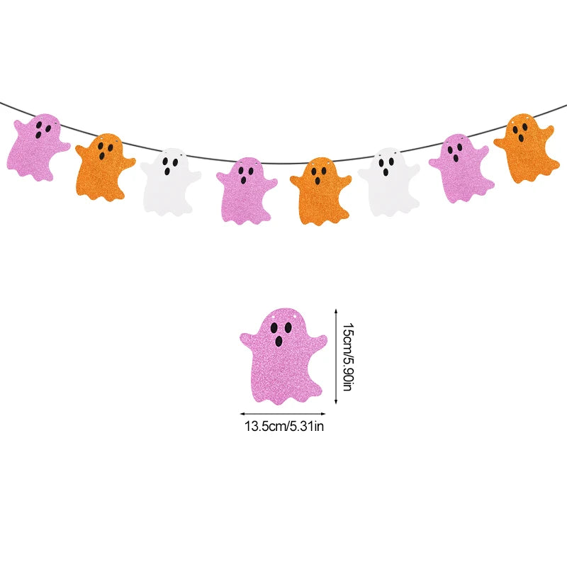 イベント・ハロウィン装飾｜ハロウィンペーパーバナー デコレーション(3M)