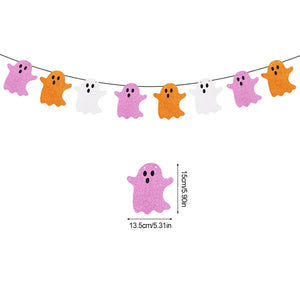 イベント・ハロウィン装飾｜ハロウィンペーパーバナー デコレーション(3M)
