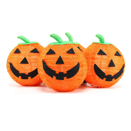 イベント・ハロウィングッズ｜LEDライト付きスタンドパンプキンランタン