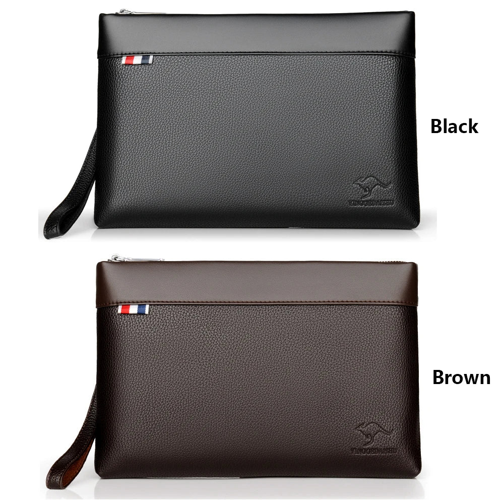 |イベント・ノベルティ用品 | PUレザークラッチバッグ | W25xH17xD2cm