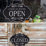 【防水・耐久】木製リバーシブル看板（OPEN/CLOSED）