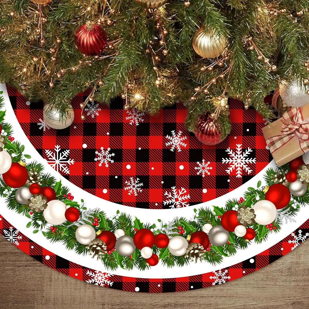 イベント・クリスマス装飾｜クリスマスツリースカート プラッシュマット