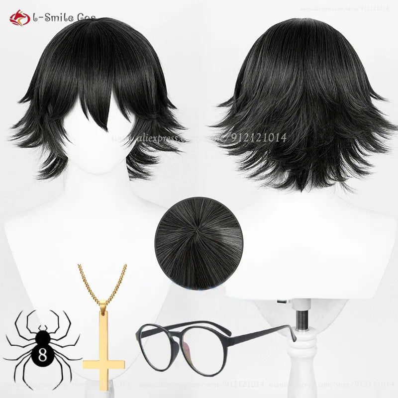 イベント・ハロウィングッズ ｜アニメ雫 コスプレ用 耐熱ウィッグ ショート黒