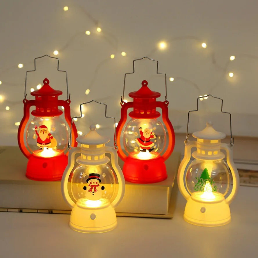 イベント・クリスマス装飾｜サンタクロースLEDランタンライト