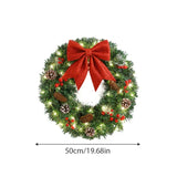 イベント・クリスマス装飾｜クリスマスリース 吊り下げオーナメント 松ぼっくり付き