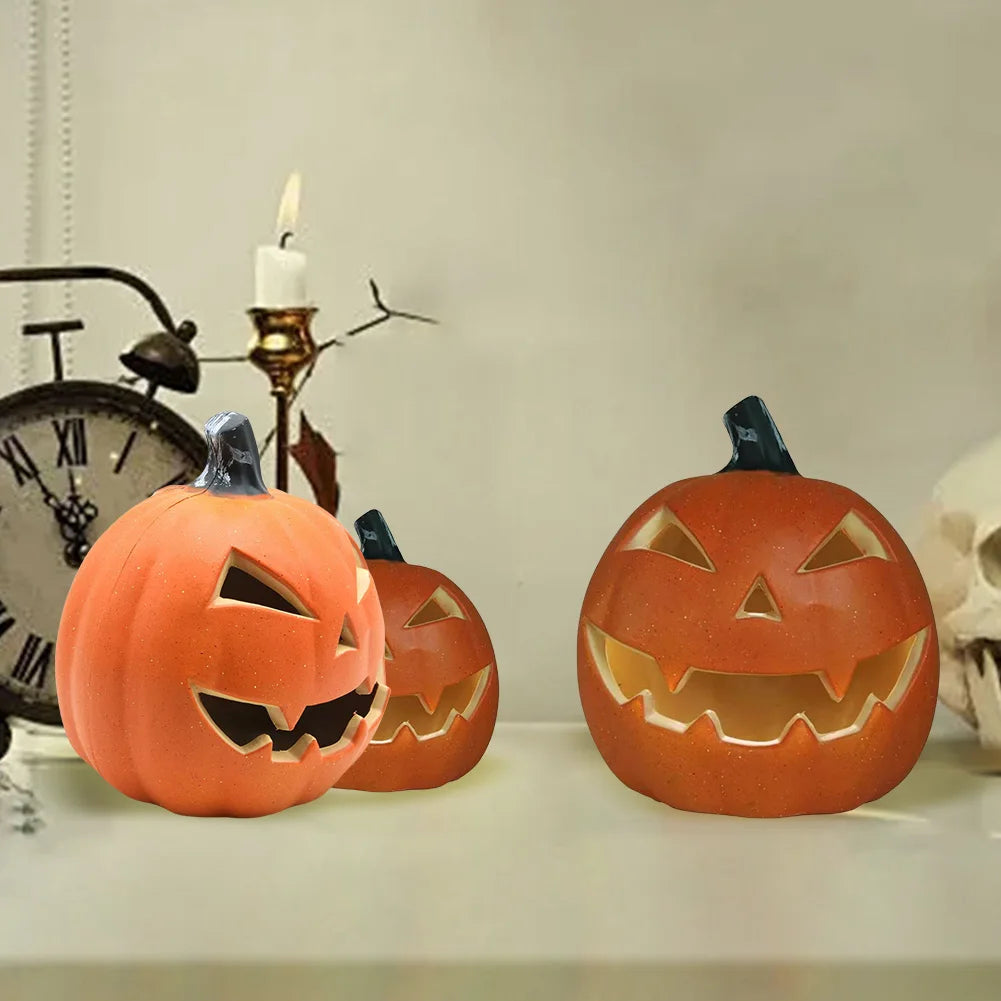 イベント・ハロウィングッズ｜ LED パンプキンランタン 光るデコレーション