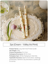 ヨーロピアンスタイルのロングキャンドル