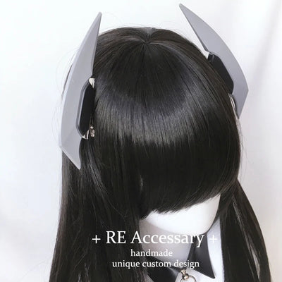 イベント・ハロウィングッズ｜アニメロリータキャラ風ヘアークリップ｜誉PRINTING