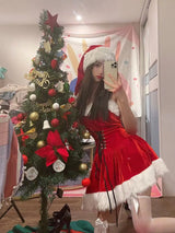 イベント・クリスマスグッズ｜ガーリーサンタクロースドレス(フリー)