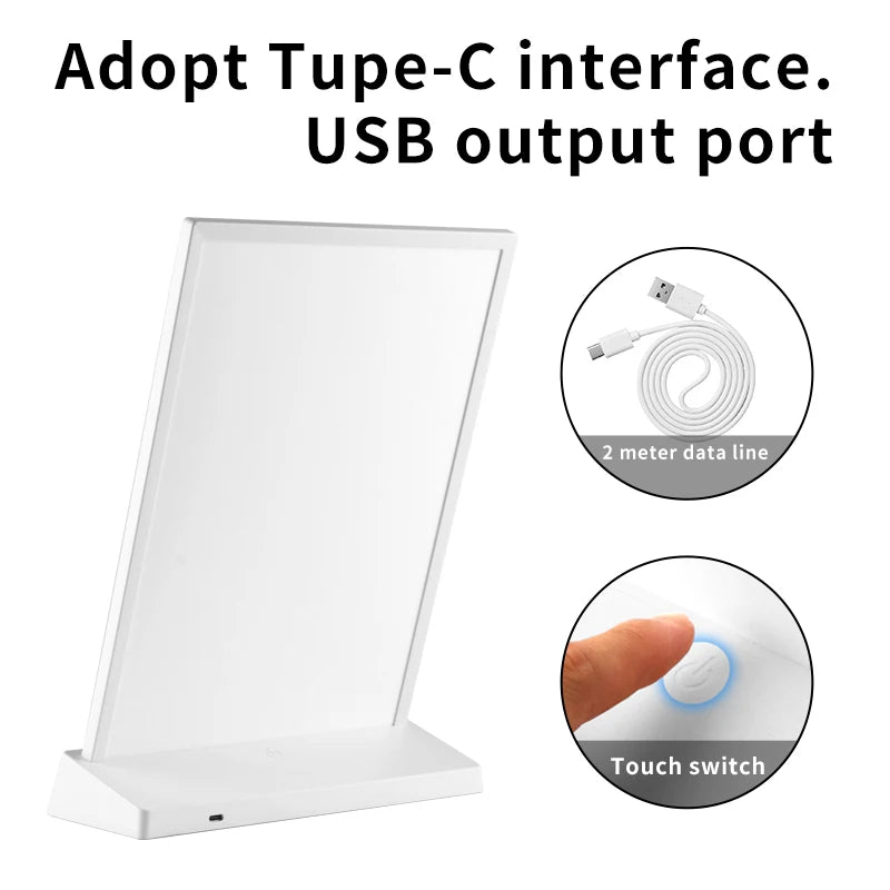 A4 USB LEDメニュースタンドライト