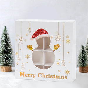 イベント・クリスマス装飾｜紙製クリスマス柄ギフトボックス