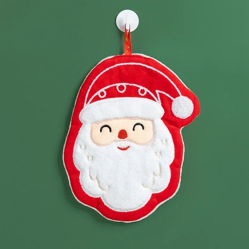 クリスマスグッズ・ ノベルティ用品｜クリスマス柄 吸水ハンドタオル