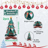 イベント・クリスマス装飾｜サンタ装飾付き3Dクリスマスツリーバルーン