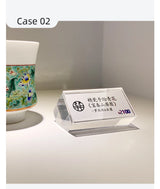 アクリル値札用デスクトップ広告スタンド