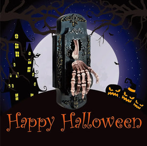 イベント・ハロウィングッズ｜ライトアップスケルトンドアベル