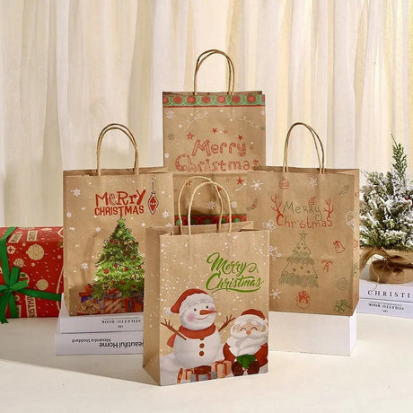 イベント・クリスマス装飾｜手さげ型・ボックス型 ギフト用バックセット(4pcs/5pcs)