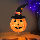 イベント・ハロウィングッズ｜LED付き折りたたみパンプキン飾り