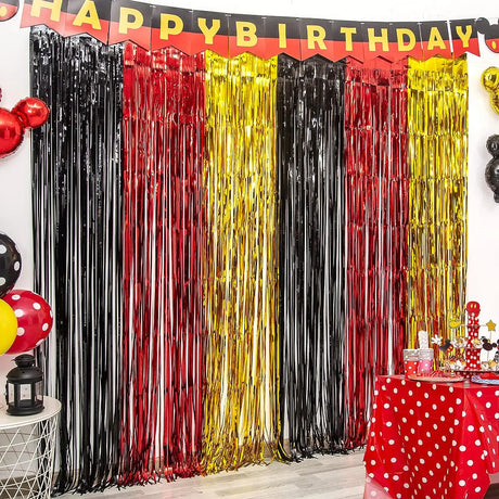 イベント・パーティーグッズ｜ホイルフリンジカーテン6枚セット