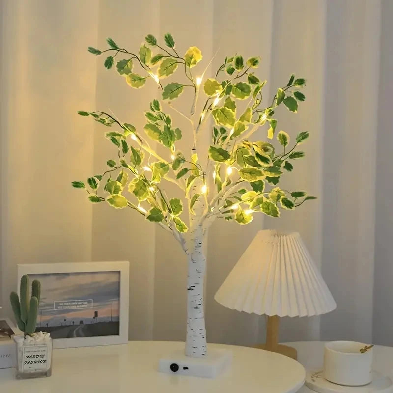 イベント・ガーデン装飾｜LEDツリーライト 白樺型(高さ49cm)