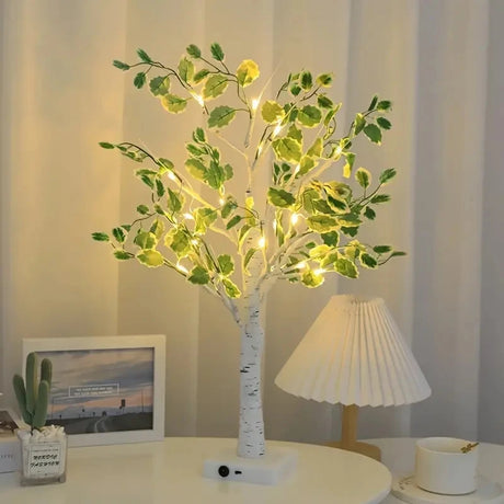イベント・ガーデン装飾｜LEDツリーライト 白樺型(高さ49cm)