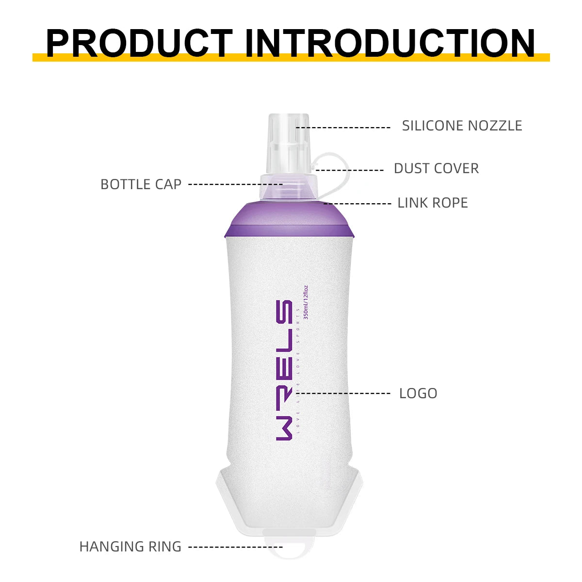 |イベント・ノベルティ用品 | 軽量折りたたみウォーターボトル | 200ml/350ml/500ml
