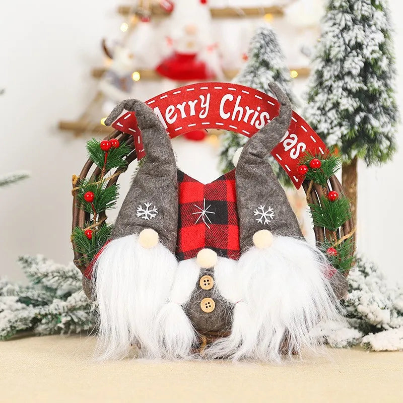 イベント・クリスマス装飾｜人形付き屋内用装飾リース