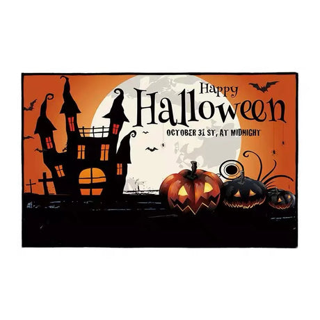 【イベント・ハロウィングッズ】厚手吸水フロアマット 玄関用
