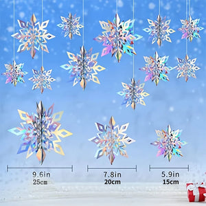 イベント・クリスマス装飾｜スノーフレーク オーナメントセット