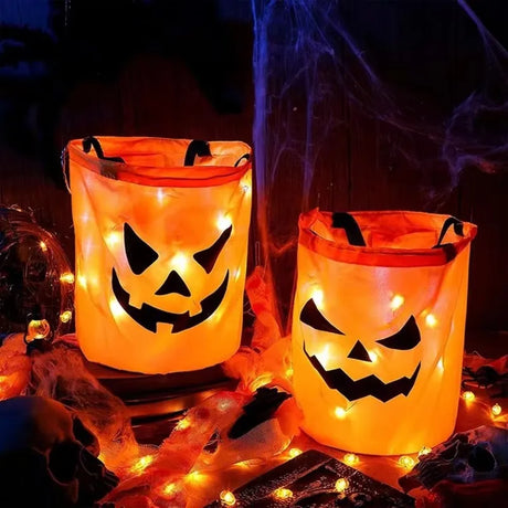イベント・ハロウィングッズ｜LEDライト付きハロウィントリックバスケット