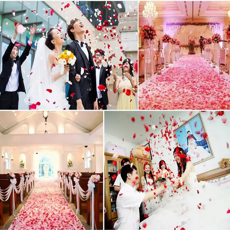 パーティー・イベント装飾｜造花シルクローズ花びら(500/1000/3000枚)