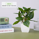 フェイクグリーン 盆栽 鉢植え装飾｜人工観葉植物 ミニテーブルプランター インテリア オフィス ホテル用