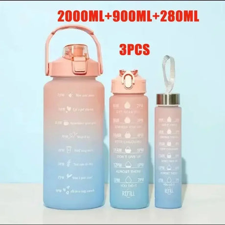 |イベント・ノベルティ用品 |  タイムマーカー付き スポーツウォーターボトセット | 280ml/900ml/2000ml