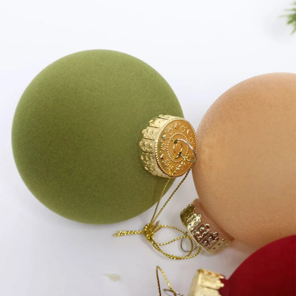 イベント・クリスマス装飾｜ベルベットオーナメント16個セット