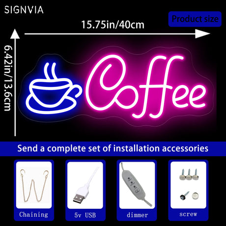 カフェ用 LEDネオンサイン（ネオン看板）
