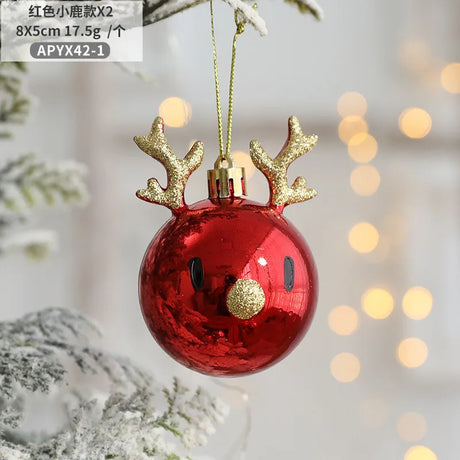 イベント・クリスマス装飾｜エルククリスマスボールオーナメント