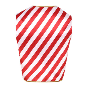 イベント・クリスマスグッズ｜ストライプキャンディーカラーベスト(XL～4XL)