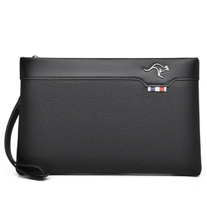 |イベント・ノベルティ用品 | メンズPUレザークラッチバック | W26cm×H17cm×D3cm