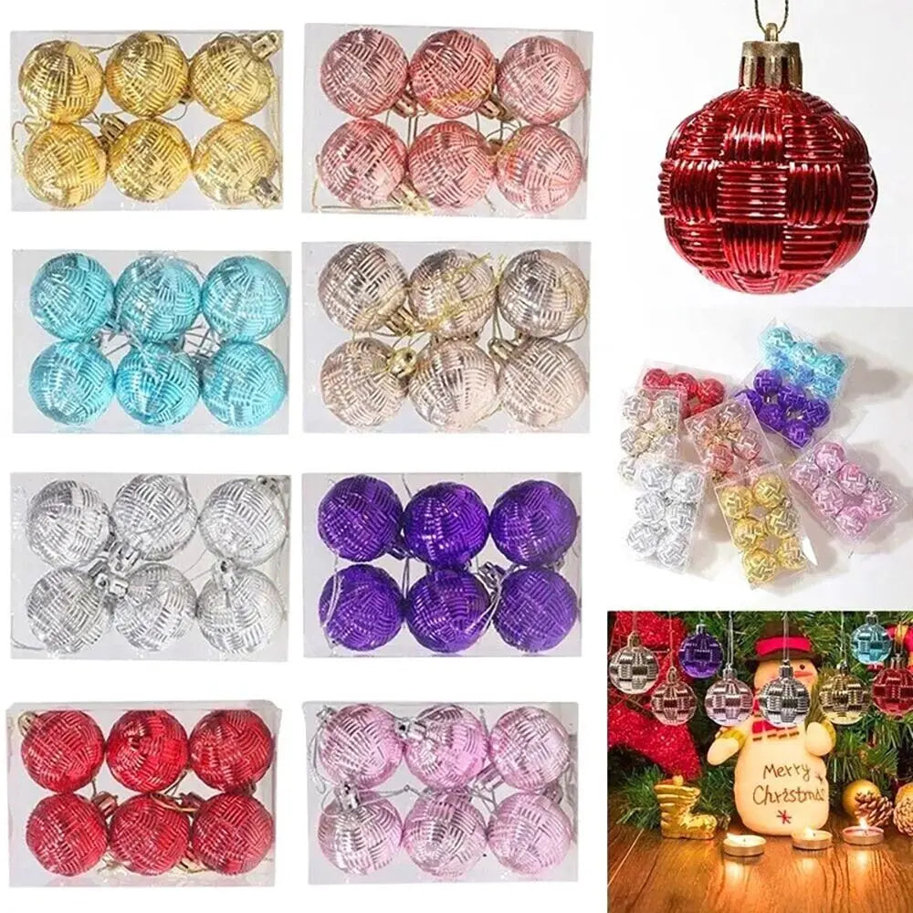 イベント・クリスマス装飾｜デコレーションボール 6個セット