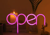 open LEDネオンサイン　選べるカラー